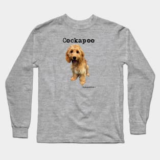 Golden Apricot Cockapoo / Spoodle and Doodle Dog Long Sleeve T-Shirt